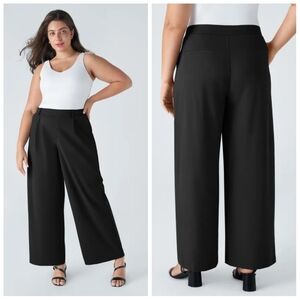 HALARA Black Wide Leg Pants